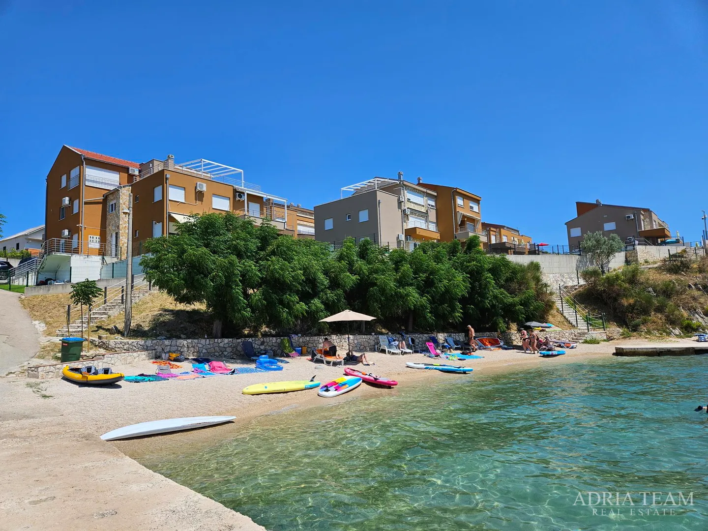 apartman s prekrasnim pogledom na more, 15 m od mora - rtina, benići - slika 9