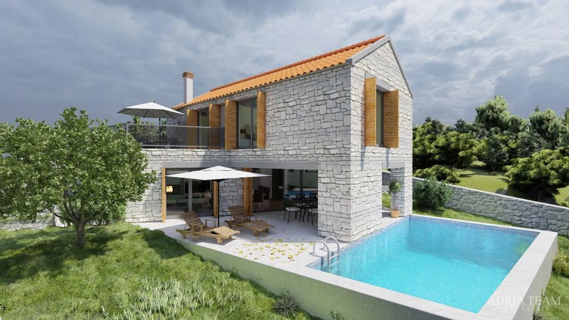 vila s bazenom, 200 m od mora, novigrad - zadar - slika 6