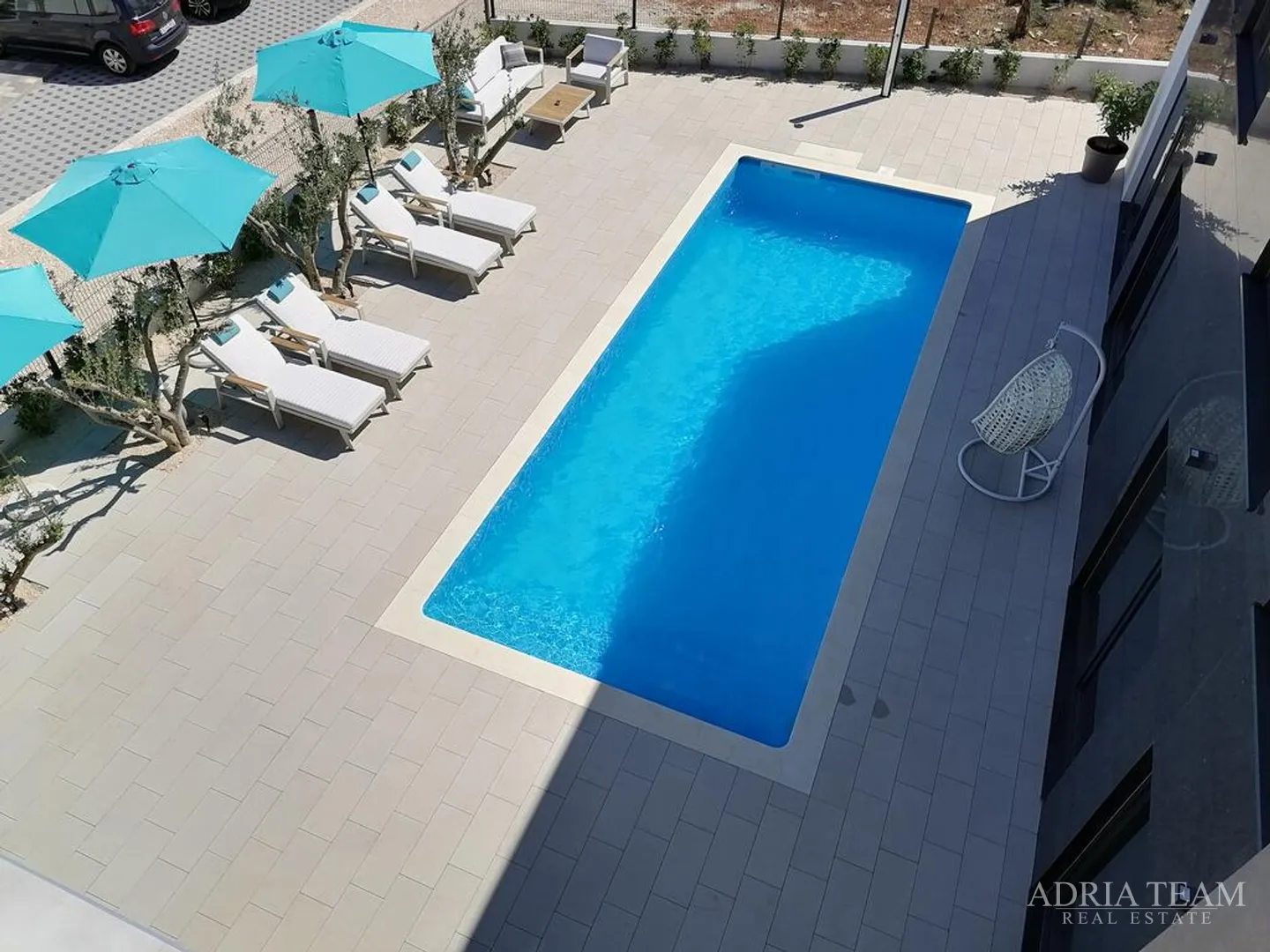 apartmani u urbanoj vili s bazenom, 250 m od mora, vir - zadar - slika 28