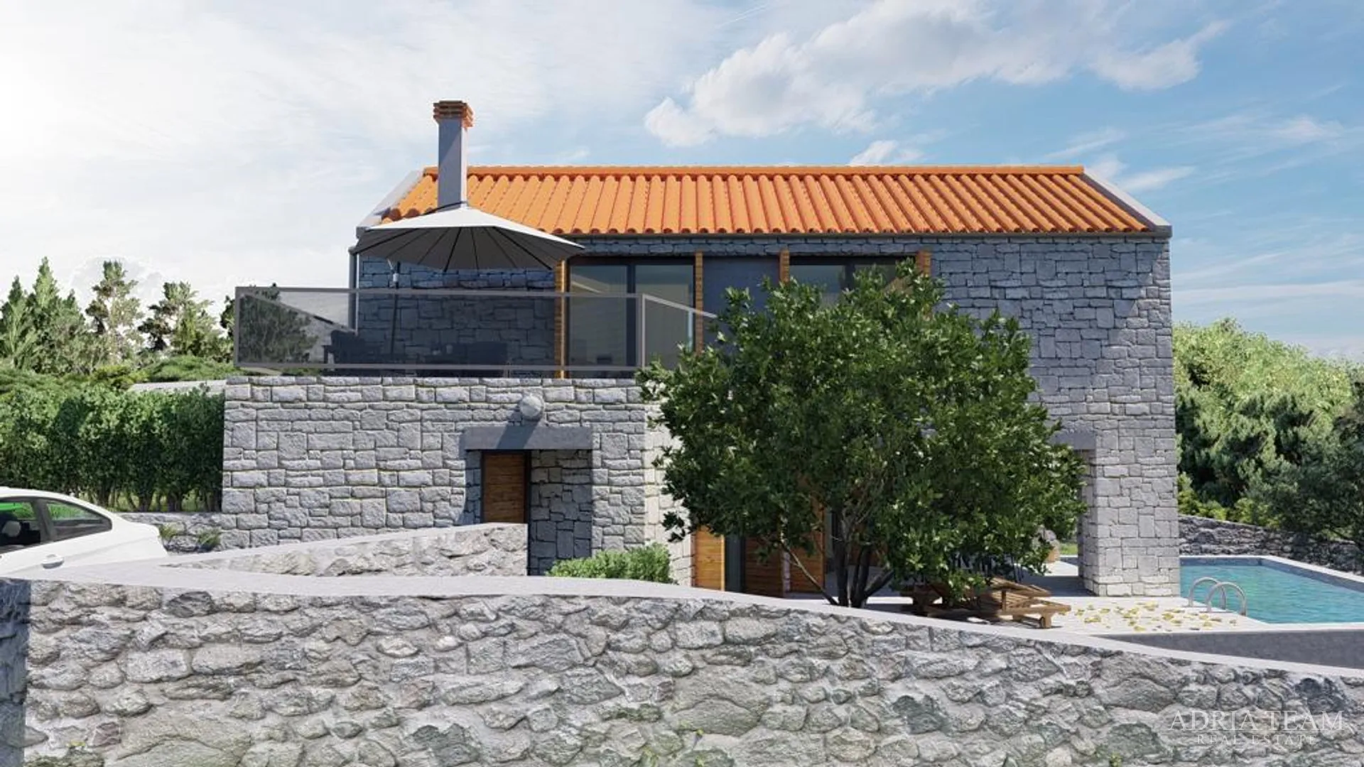 vila s bazenom, 200 m od mora, novigrad - zadar - slika 16
