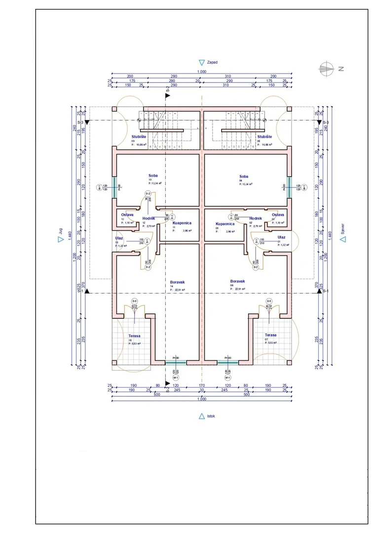 polovica kuće s tri apartmana, izvrsna pozicija! 140 m od plaže, povljana - pag - slika 56