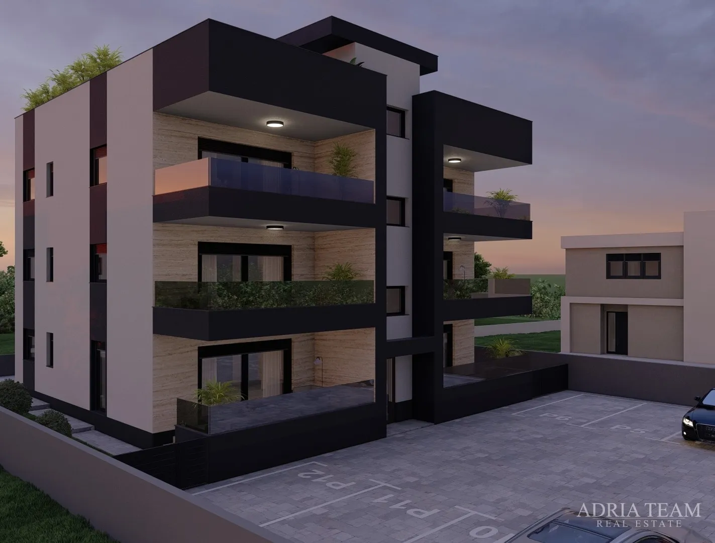 apartmani udaljeni 300 m od plaže, novogradnja, pogled na more - privlaka - slika 5