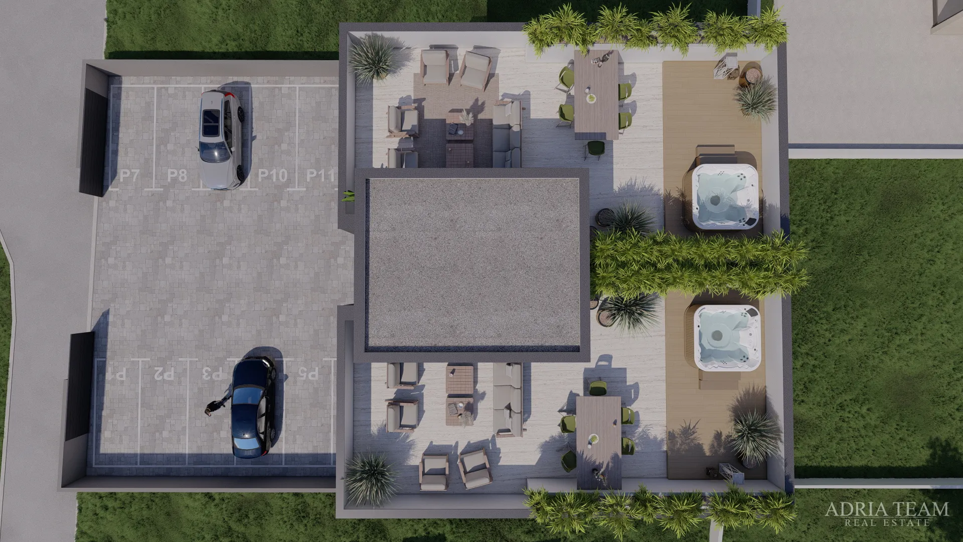 apartmani udaljeni 300 m od plaže, novogradnja, pogled na more - privlaka - slika 36