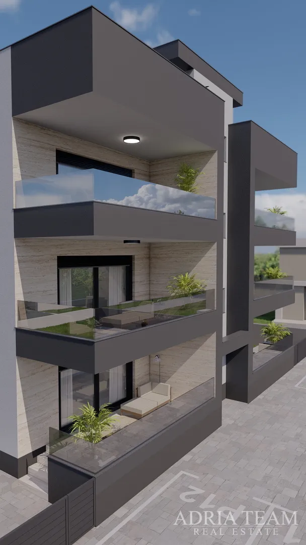 apartmani udaljeni 300 m od plaže, novogradnja, pogled na more - privlaka - slika 13