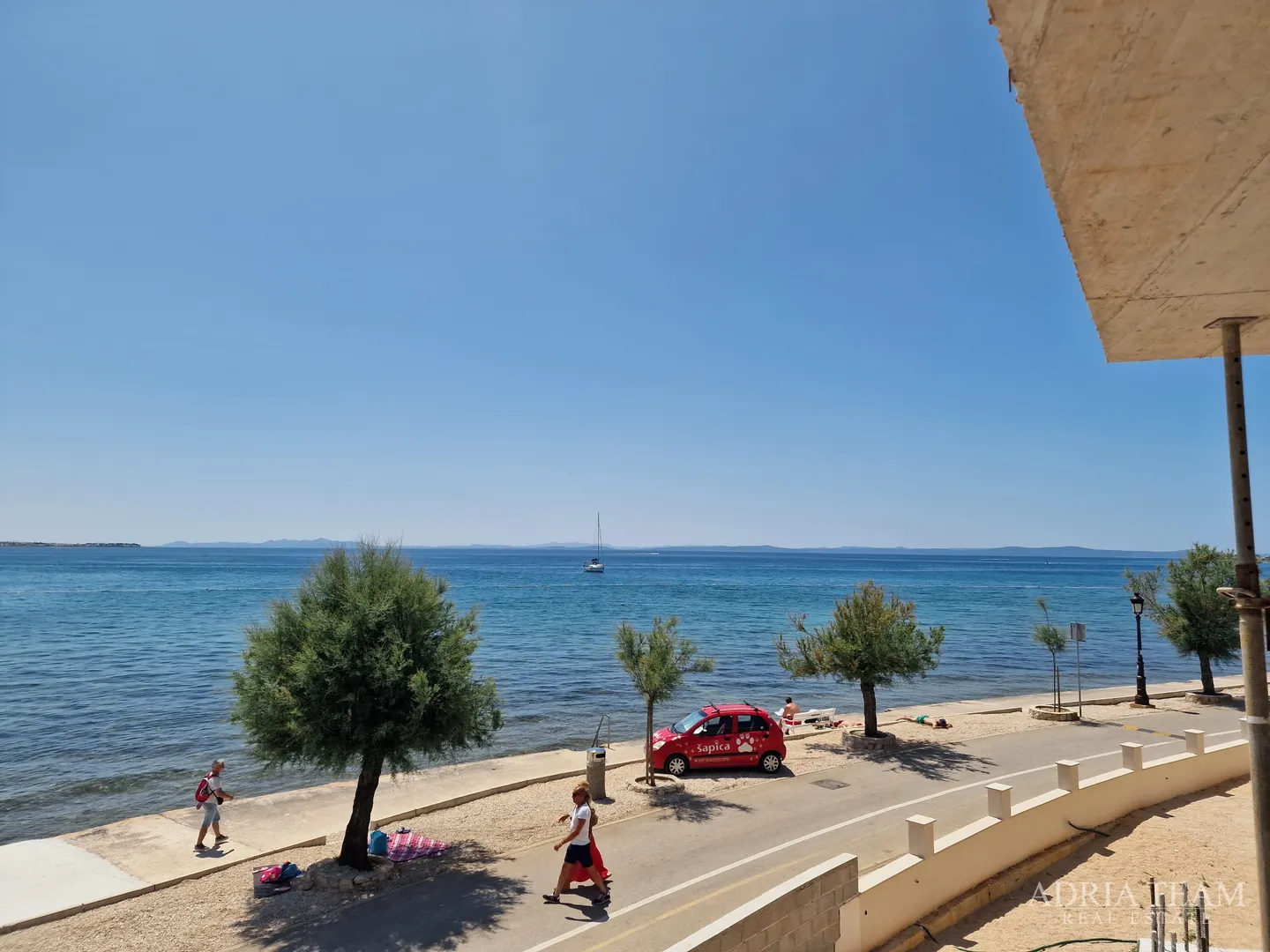 apartmani, novogradnja, prvi red do mora - vir, južna strana, centar - slika 17