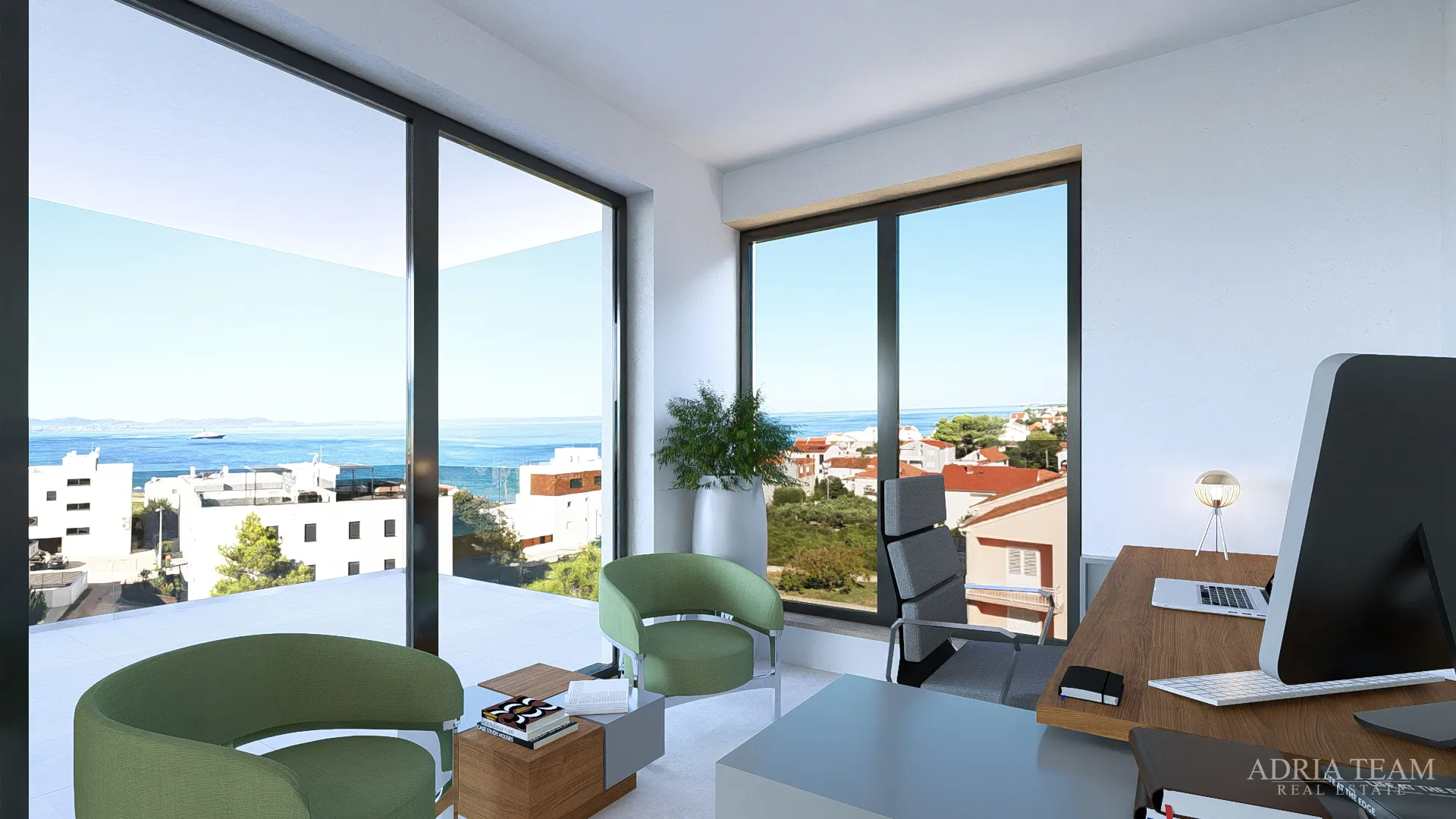 apartmani udaljeni 120 m od mora, pogled na more, novogradnja - diklo, zadar - slika 10