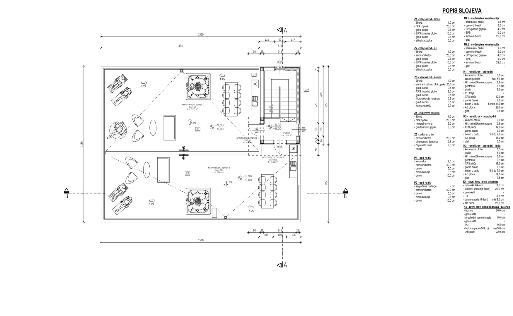 apartmani udaljeni 120 m od mora, pogled na more, novogradnja - diklo, zadar - slika 21