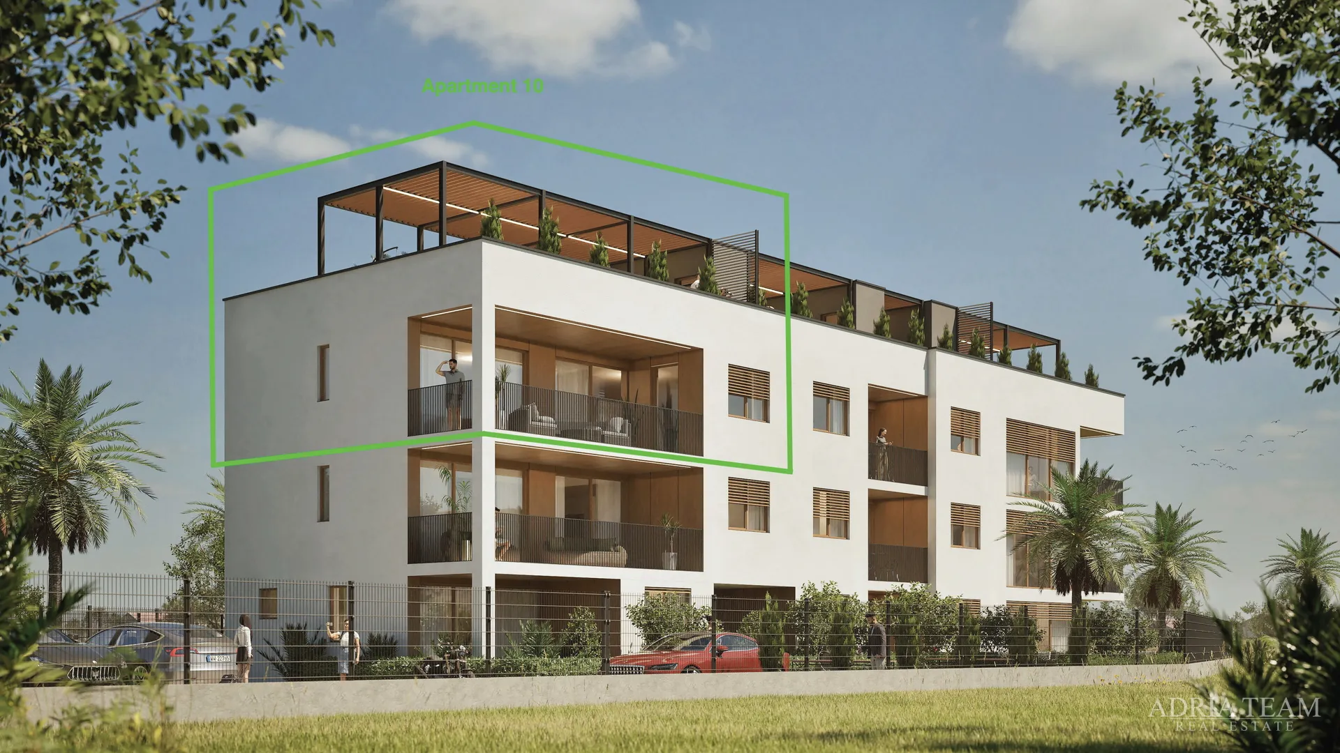 luksuzni apartman s krovnom terasom - nin, zadar - slika 5