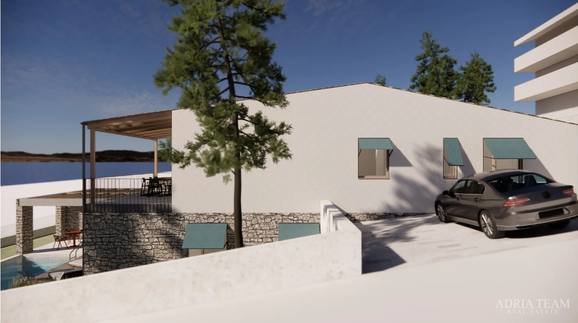 vila, 60 m od mora, novogradnja - starigrad - slika 6