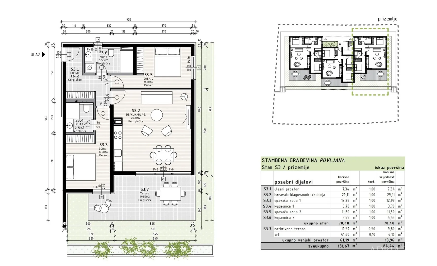 moderni apartmani u novogradnji - povljana, pag (zapad) - slika 26