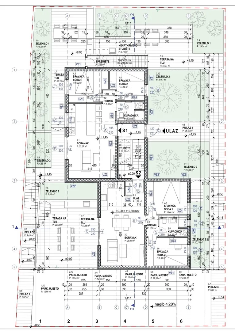 apartmani na izvrsnoj lokaciji u urbanoj vili, novogradnja - povljana, pag - slika 38