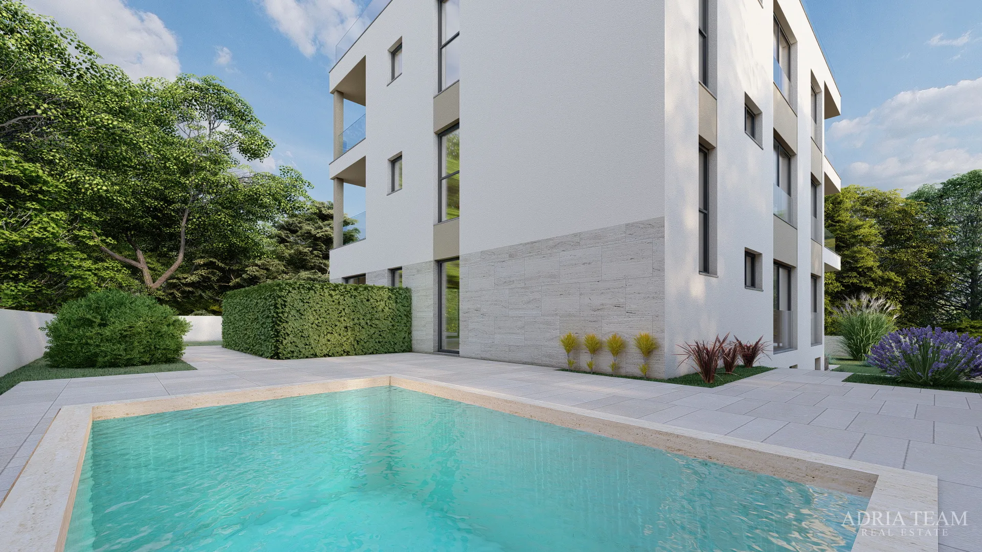 apartmani udaljeni 120 m od mora, pogled na more, novogradnja - diklo, zadar - slika 12
