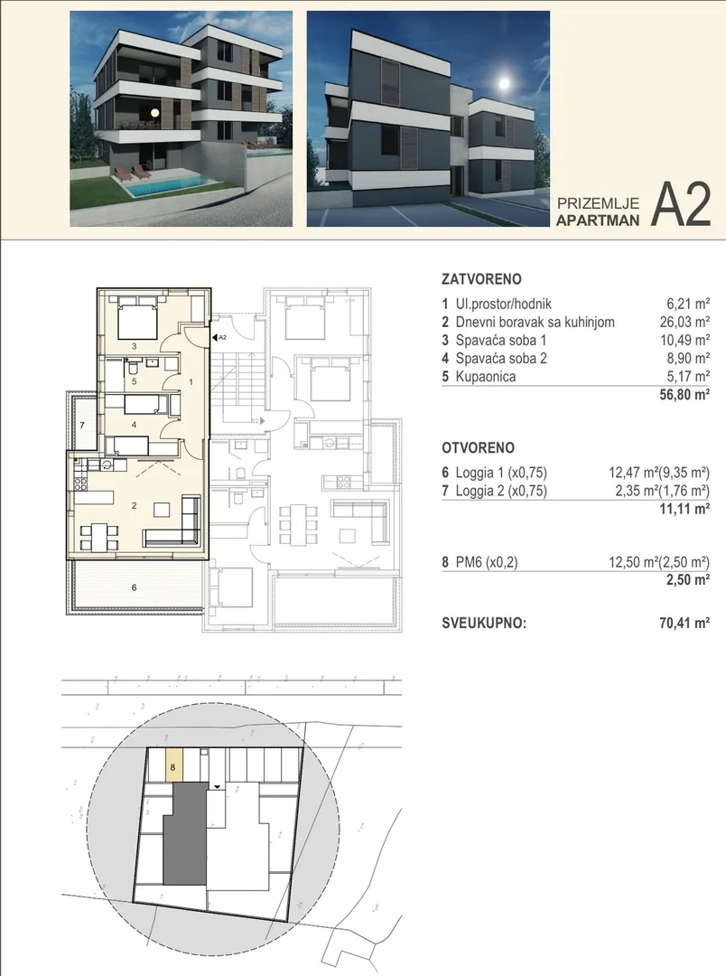 apartmani u novogradnji, 100 m od mora i plaže! šimuni - pag - slika 7