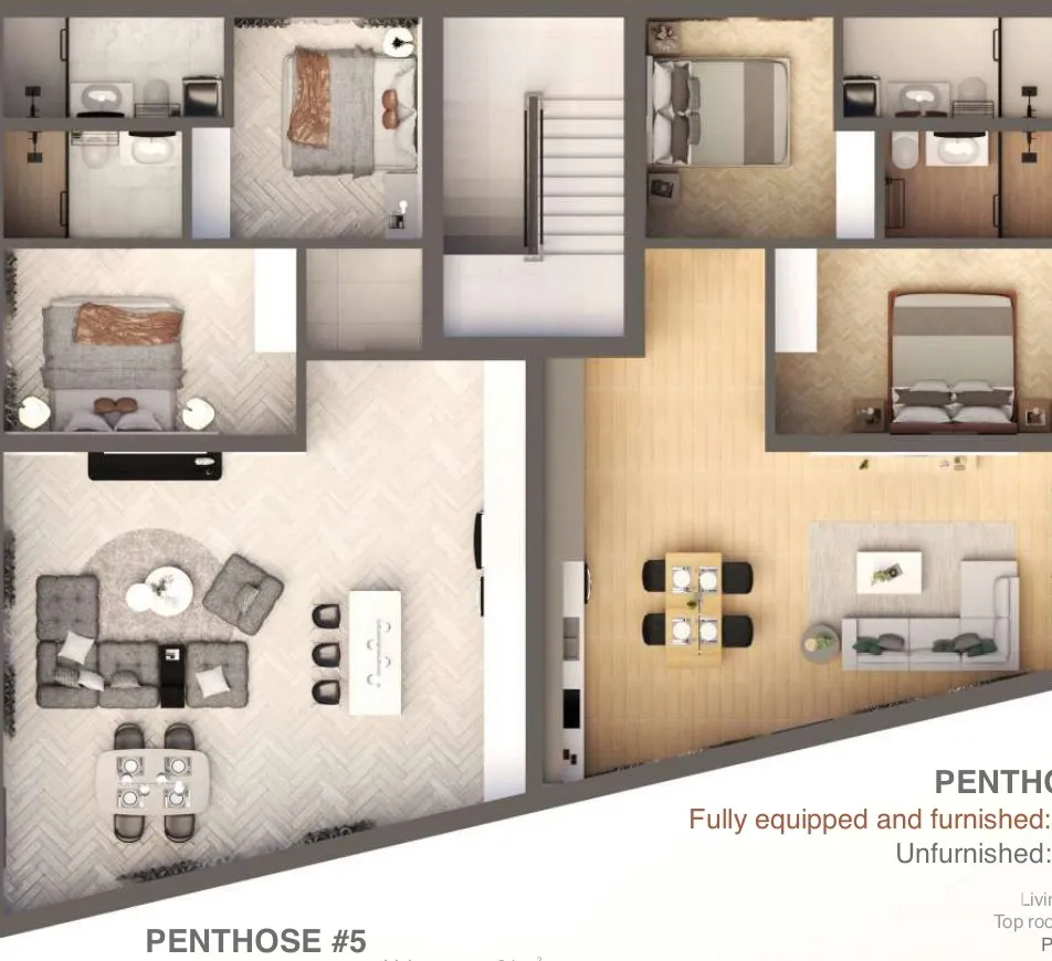 penthouse 67m2 , pakoštane - slika 30