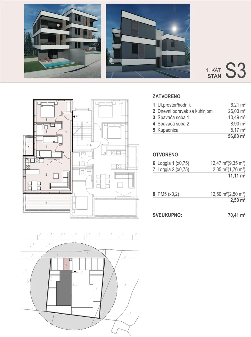 apartmani u novogradnji, 100 m od mora i plaže! šimuni - pag - slika 5