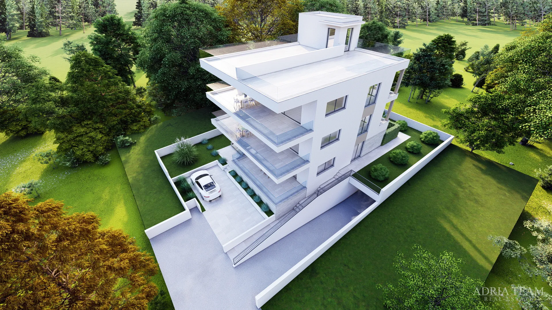 apartmani udaljeni 120 m od mora, pogled na more, novogradnja - diklo, zadar - slika 4