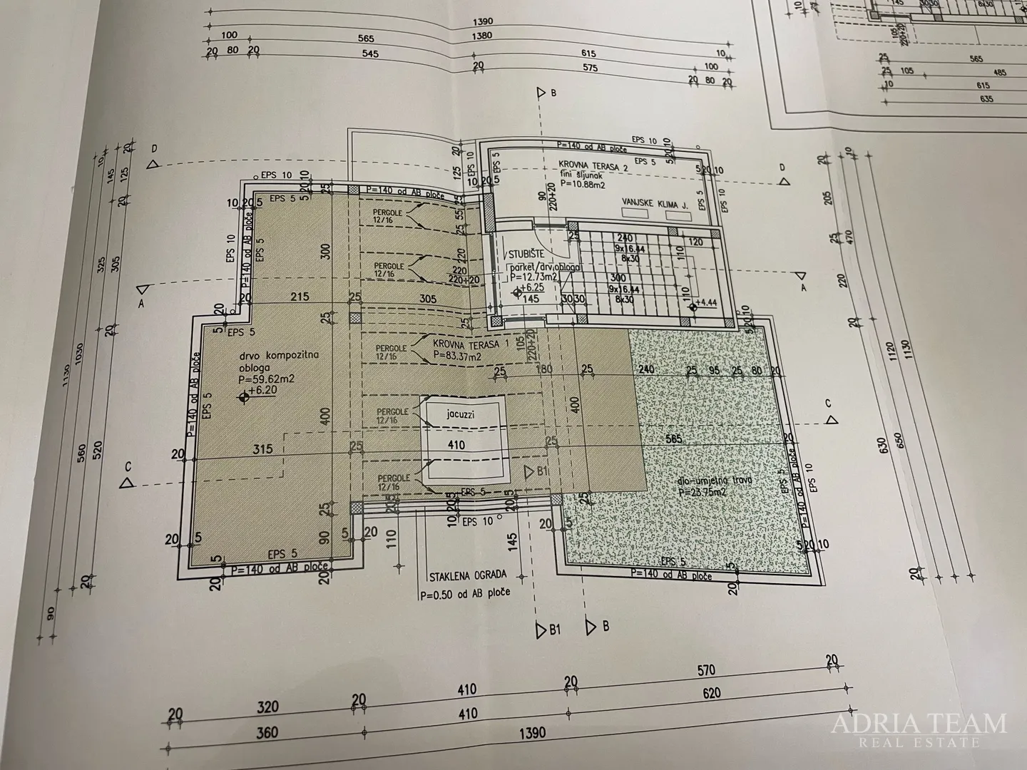 vila s bazenom u novogradnji - zaton - slika 80