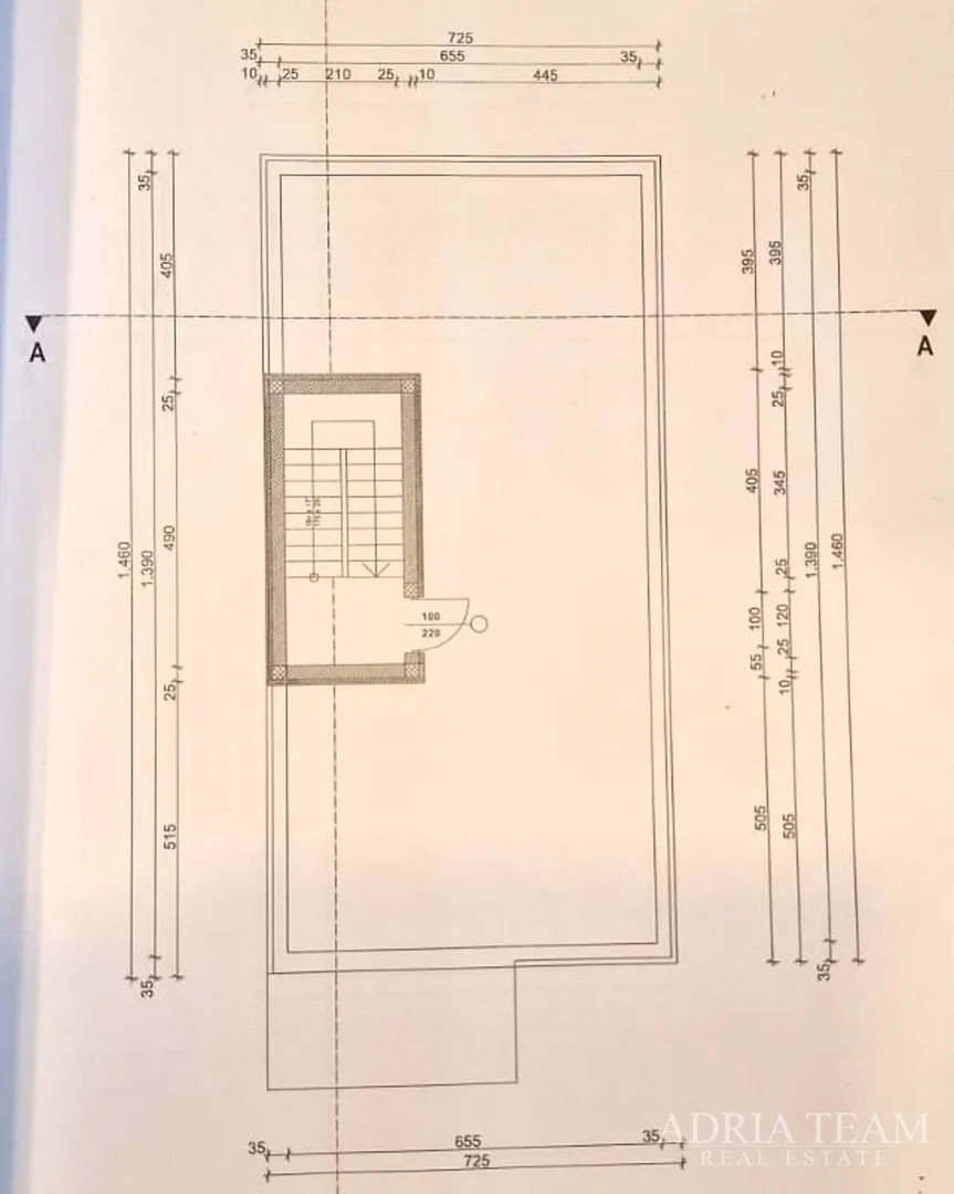 stambena zgrada s tri stambene jedinice i krovnom terasom - vir - slika 34