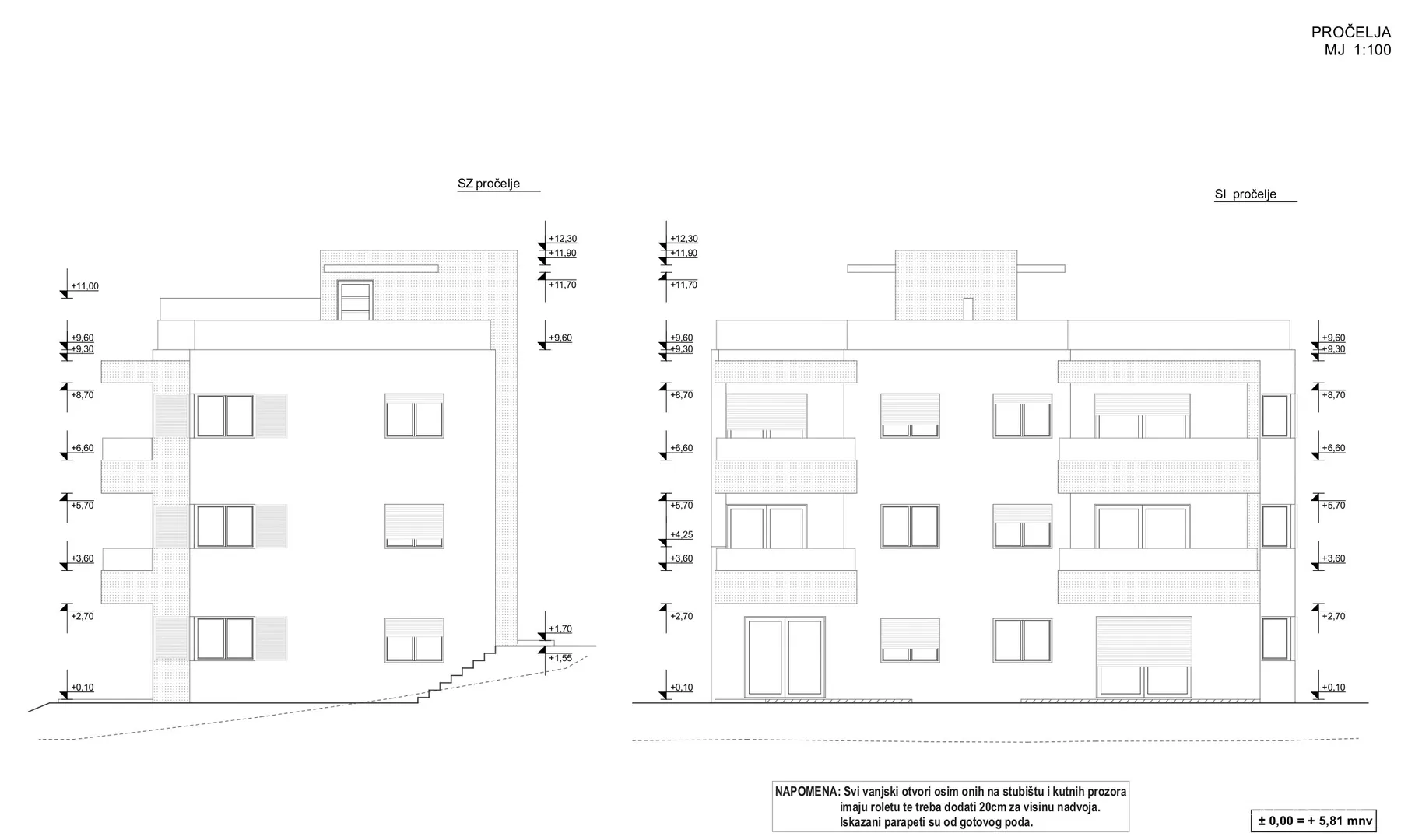 apartmani u stambenoj zgradi u novogradnji, prekrasan pogled, 45 m od mora - vinjerac - slika 49