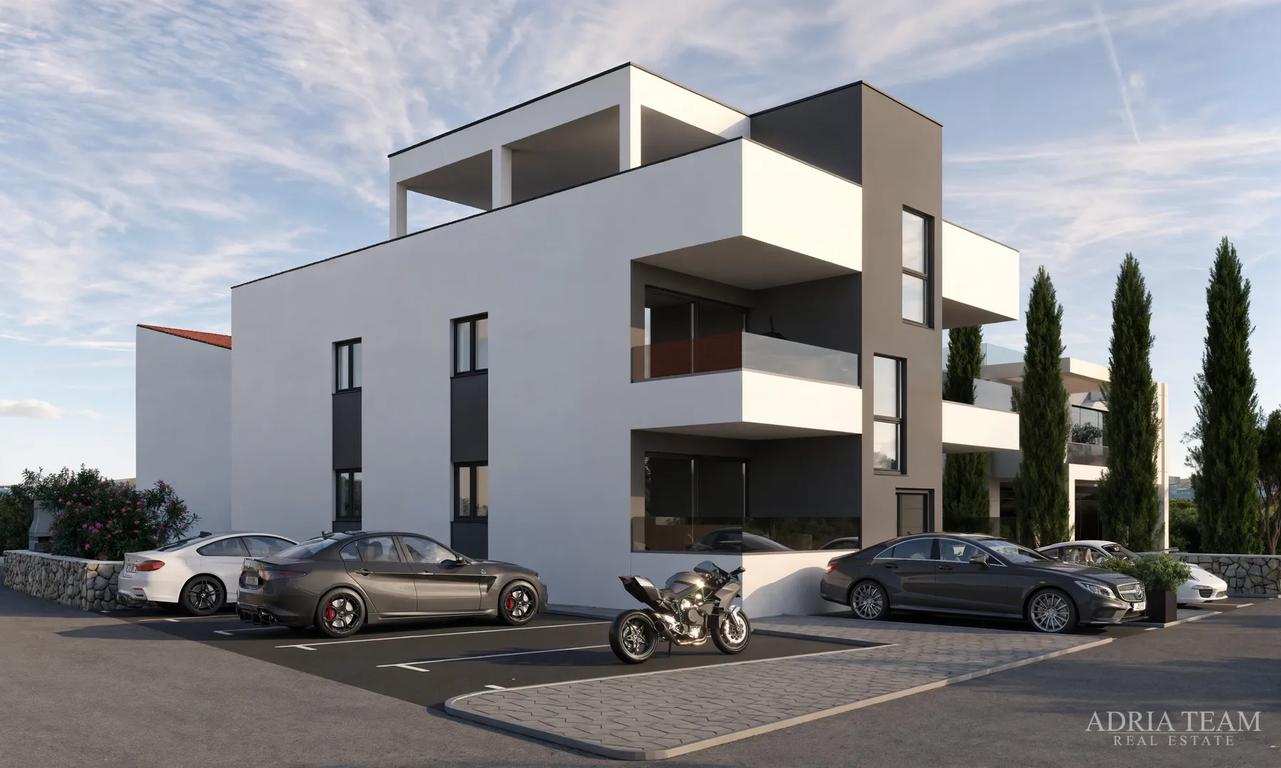 apartmani u izgradnji, vir, južna strana - slika 3