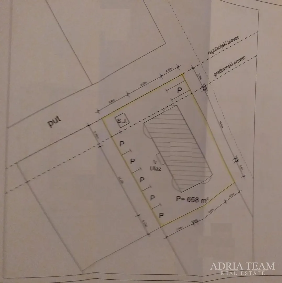akcija!!! građevinsko zemljiše s projektom! 500 m od mora, jasenice - maslenica - slika 8