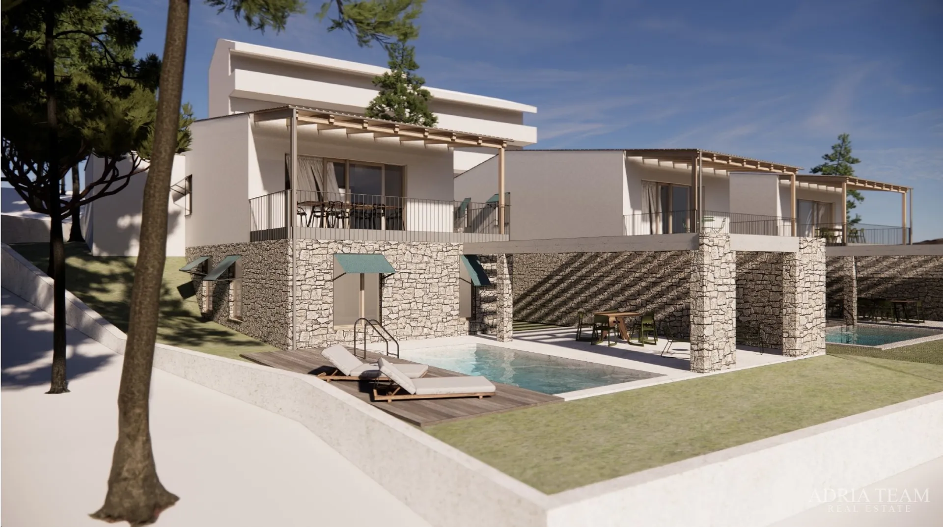 vila, 60 m od mora, novogradnja - starigrad - slika 2