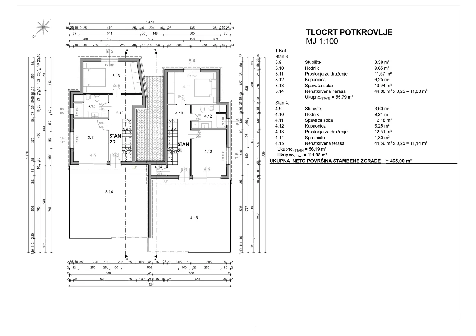 apartmani u novogradnji - pag, šimuni - slika 32