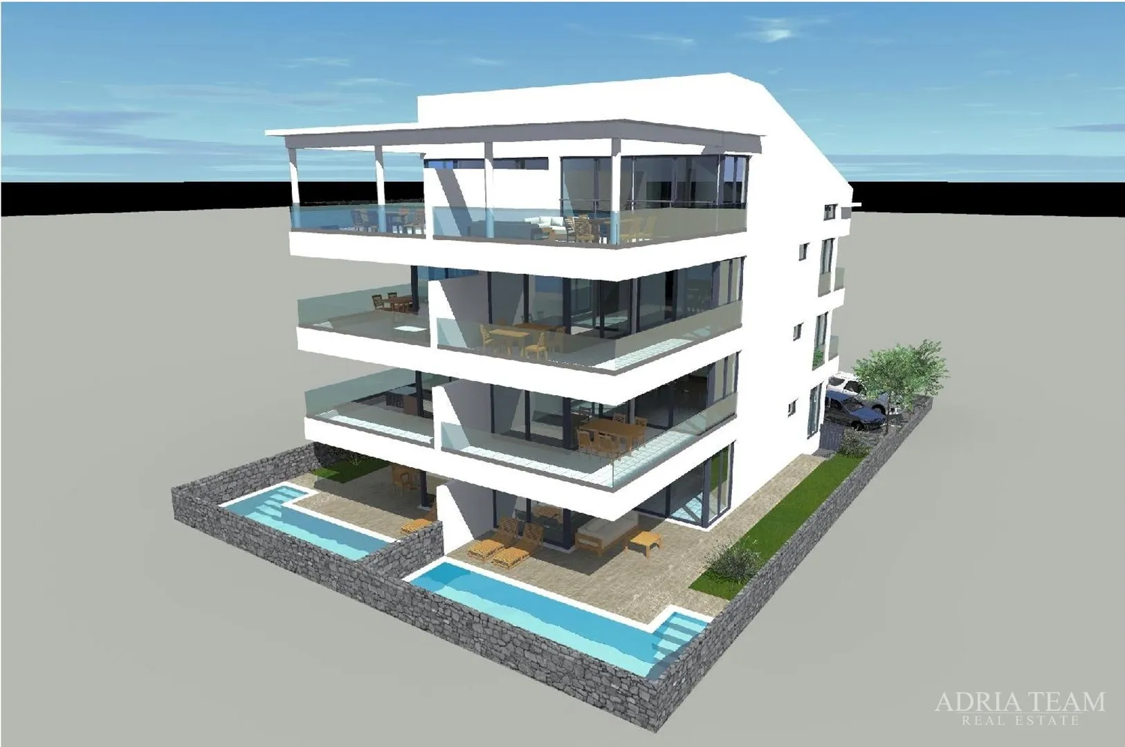 apartmani u novogradnji, 20 m od mora - top pozicija!!! povljana - pag - slika 4