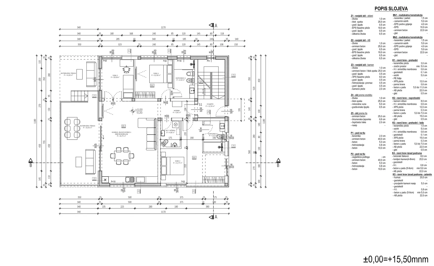 apartmani udaljeni 120 m od mora, pogled na more, novogradnja - diklo, zadar - slika 18