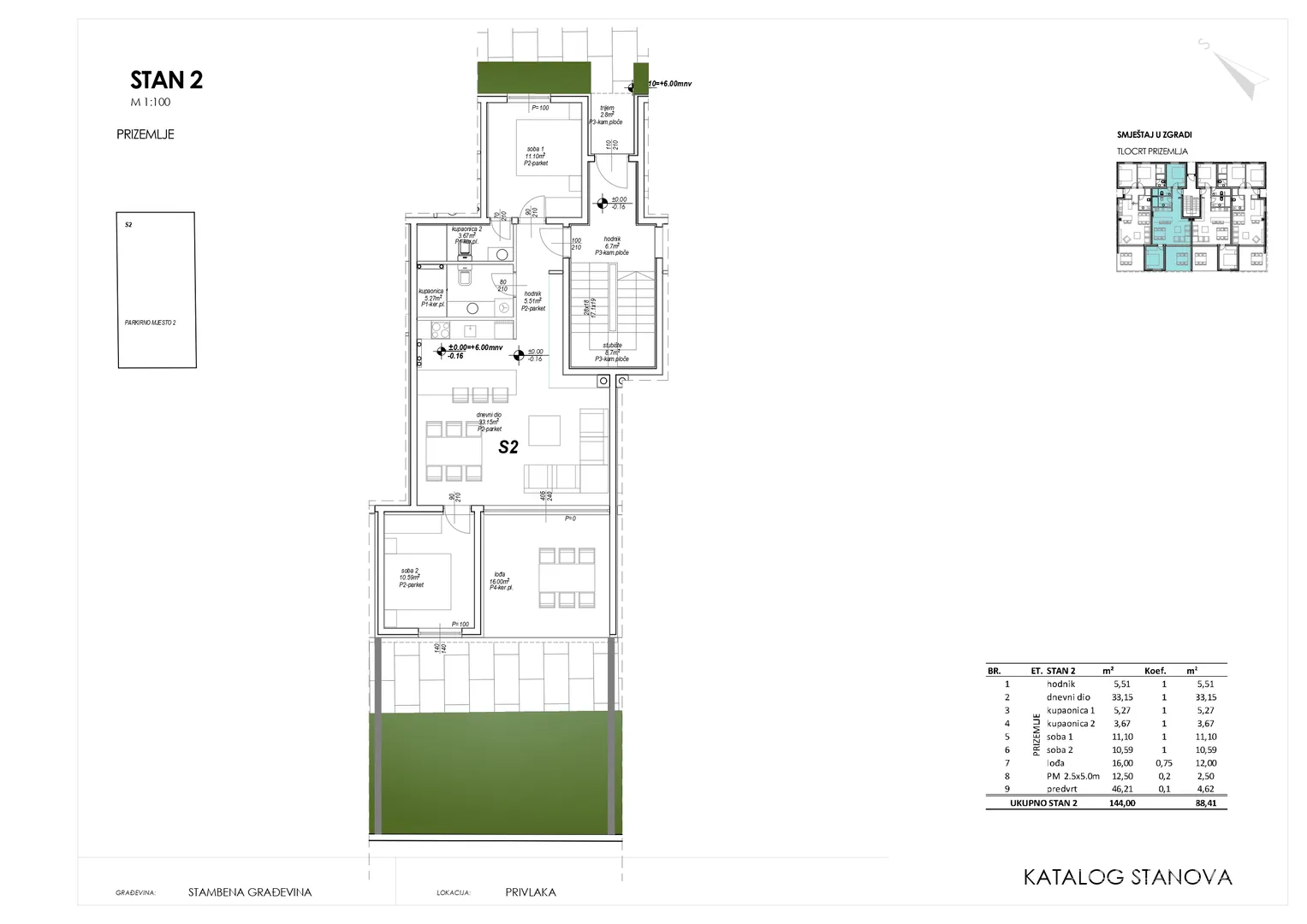 jednoetažni i višeetažni apartmani u stambenoj zgradi, novogradnja, 150 m od mora - privlaka - slika 18
