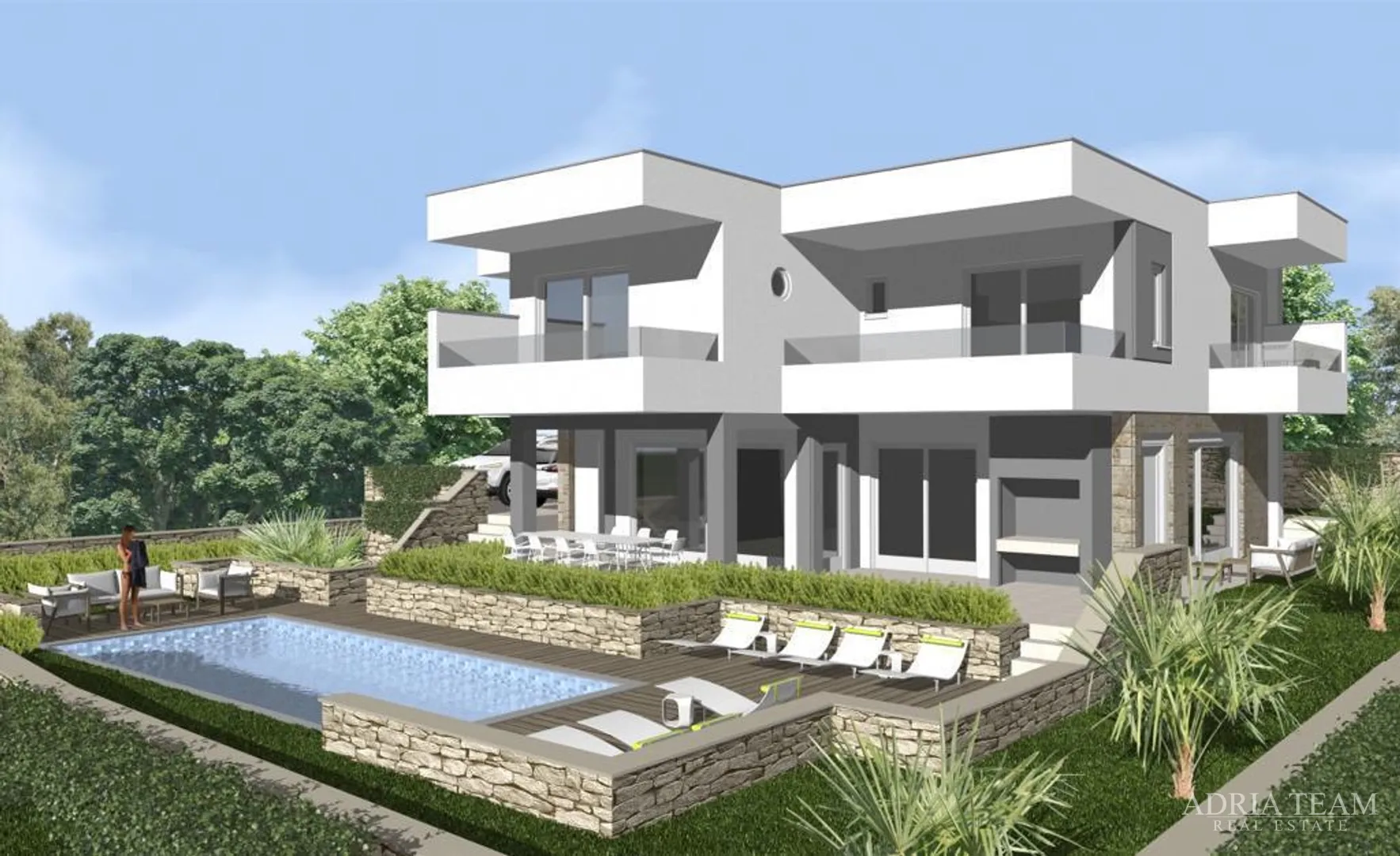 elegantna vila s bazenom – novalja, škuncini stani - slika 18