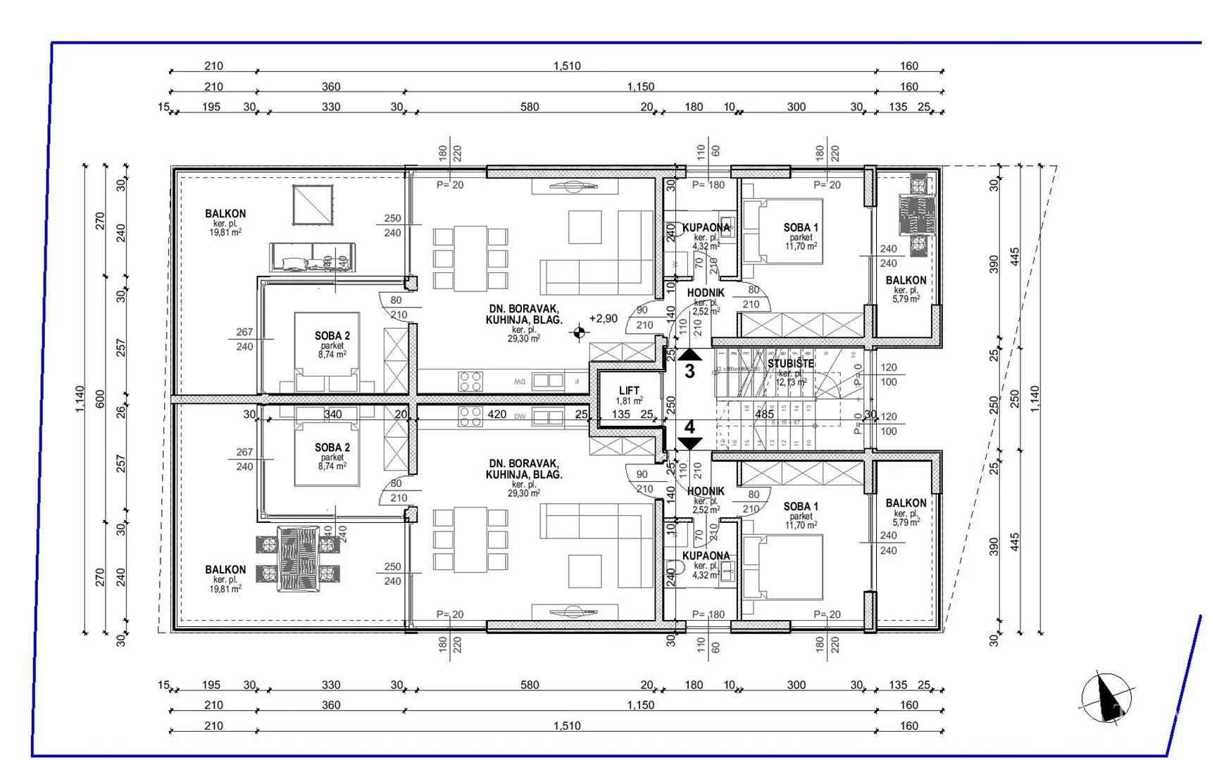 apartmani u novogradnji, 20 m od mora - top pozicija!!! povljana - pag - slika 11