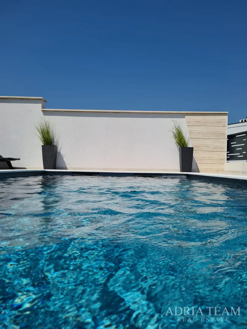 jesenska akcija! kuća za odmor s bazenom, 120 m od mora, nin - zadar - slika 66