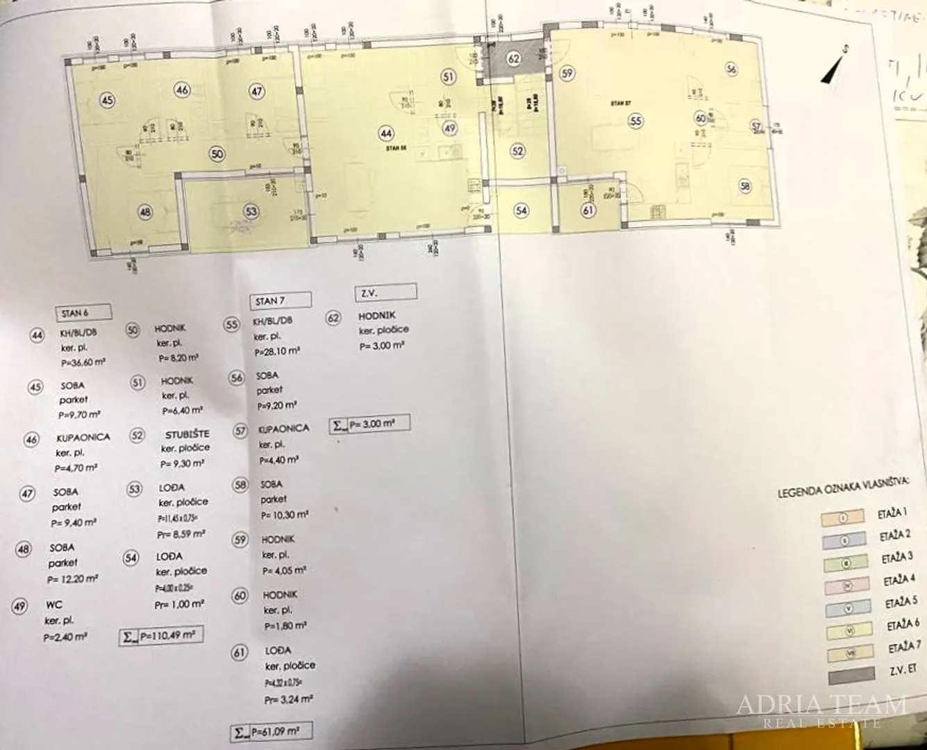 četverosoban stan s krovnom terasom i bazenom, novogradnja - belafuža, zadar - slika 23