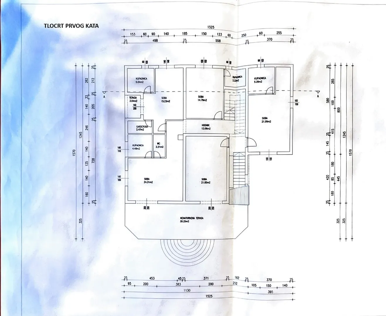 vila s bazenom i pogledom na more, 600 m od mora, privlaka - zadar - slika 39