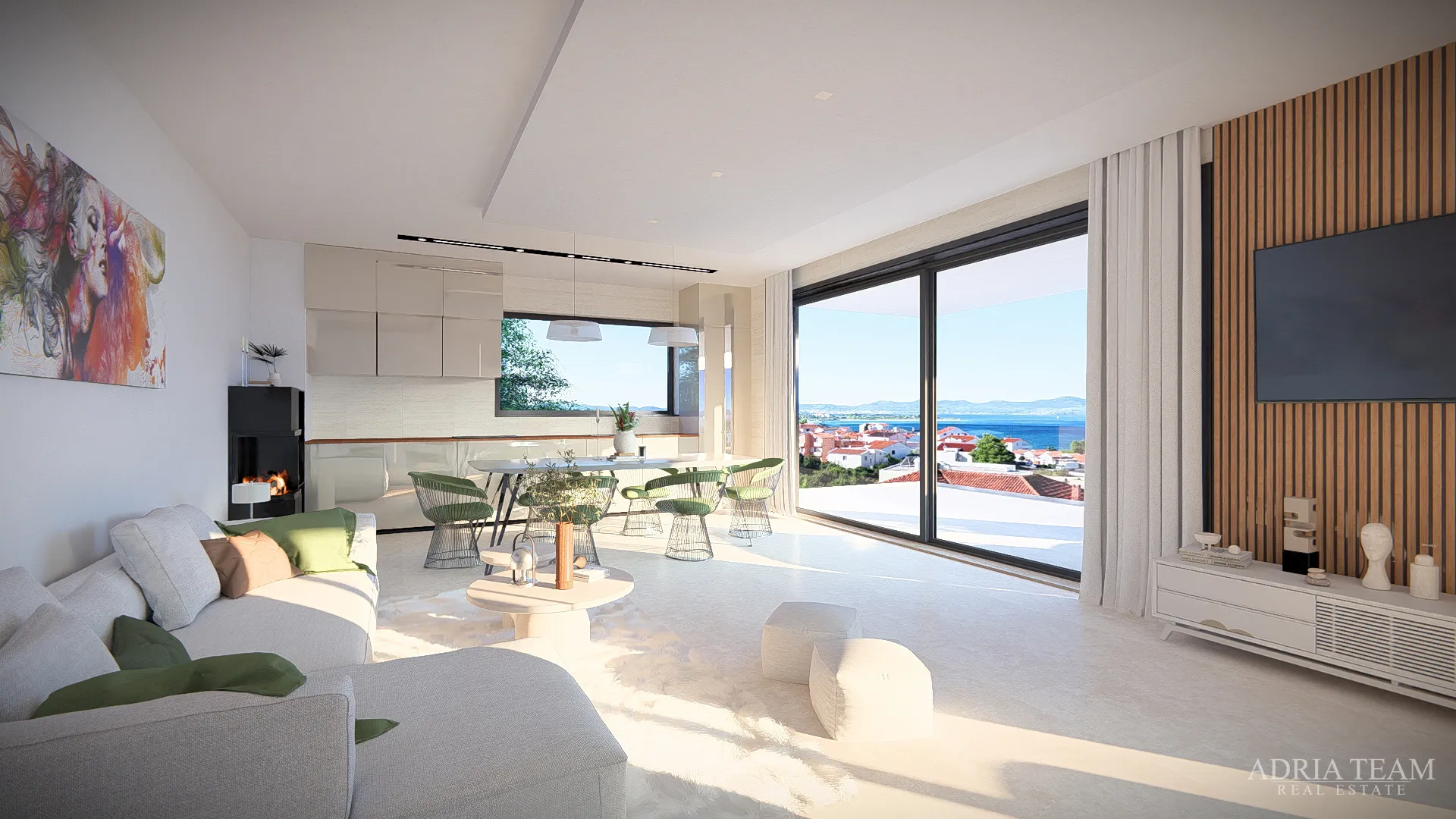 apartmani udaljeni 120 m od mora, pogled na more, novogradnja - diklo, zadar - slika 8