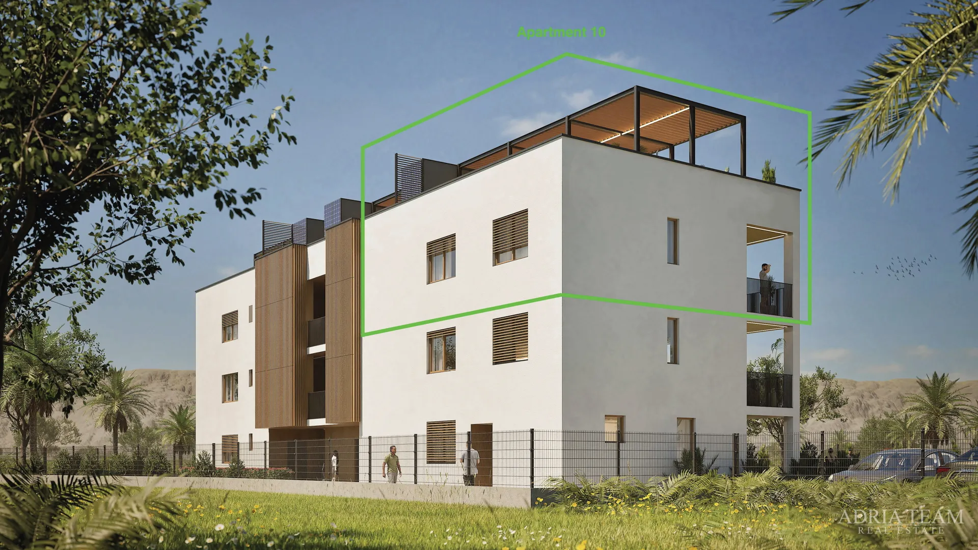 luksuzni apartman s krovnom terasom - nin, zadar - slika 4