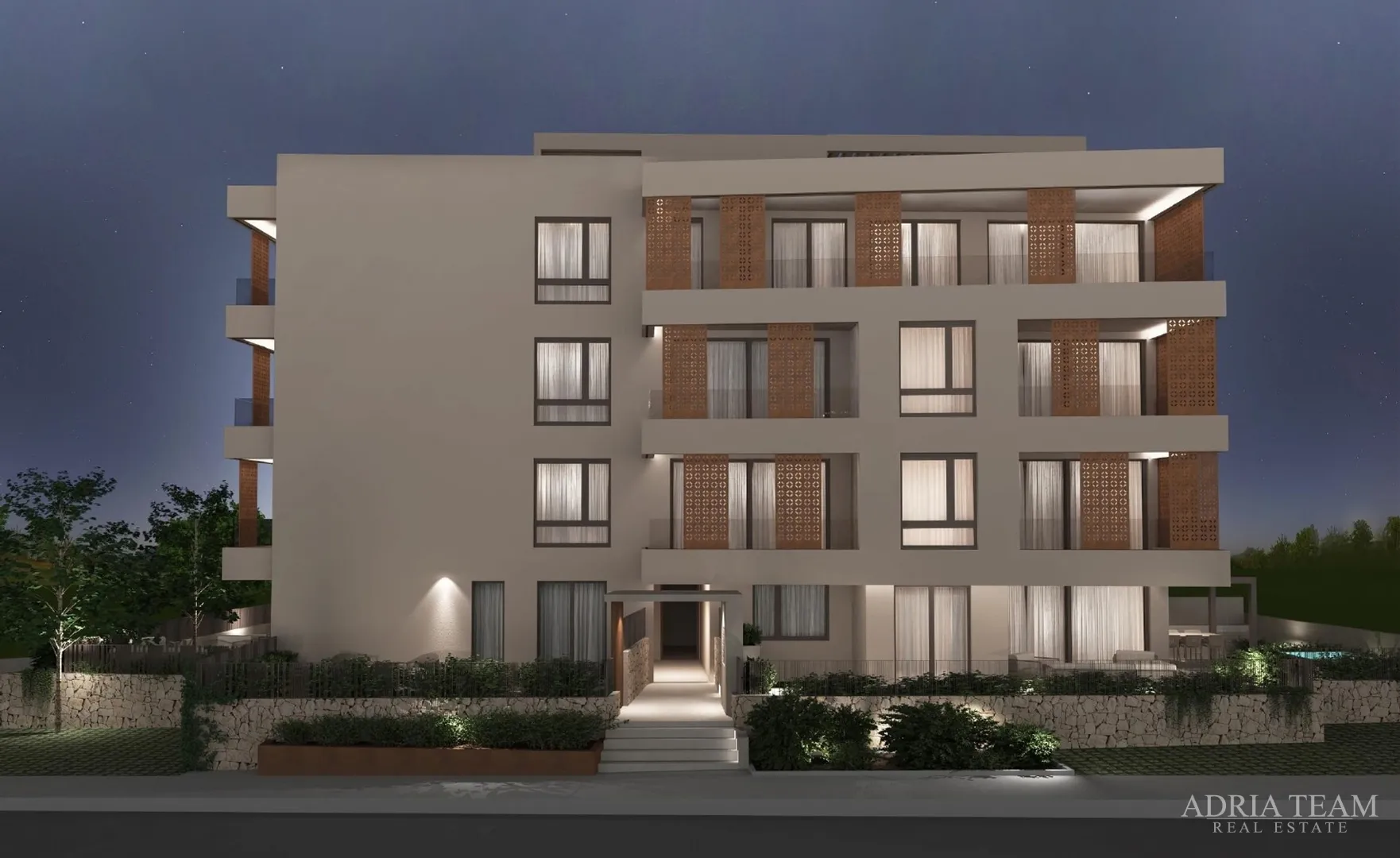 penthouse s krovnim terasama u stambenoj zgradi, novogradnja - vitrenjak, zadar - slika 3