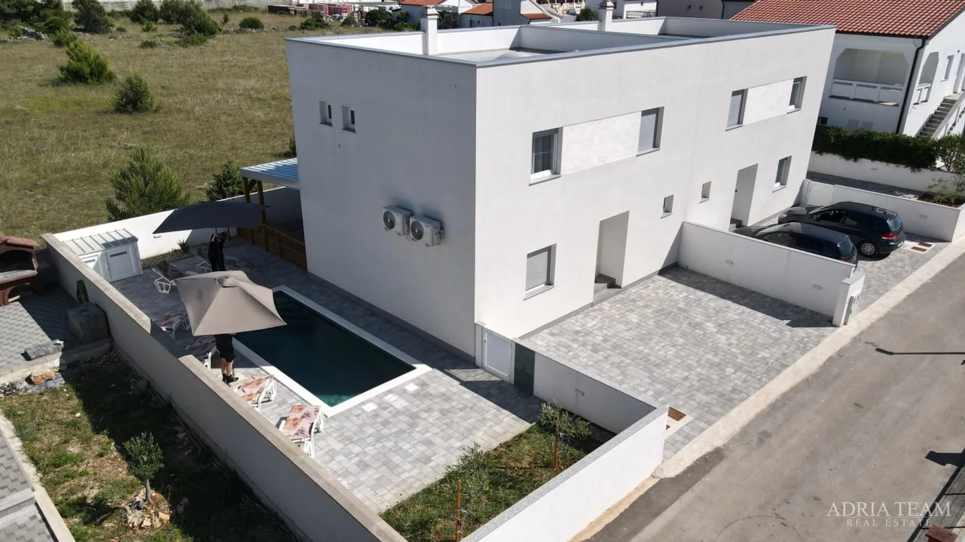 vila s bazenom, 350 m od mora, vir - zadar - slika 3