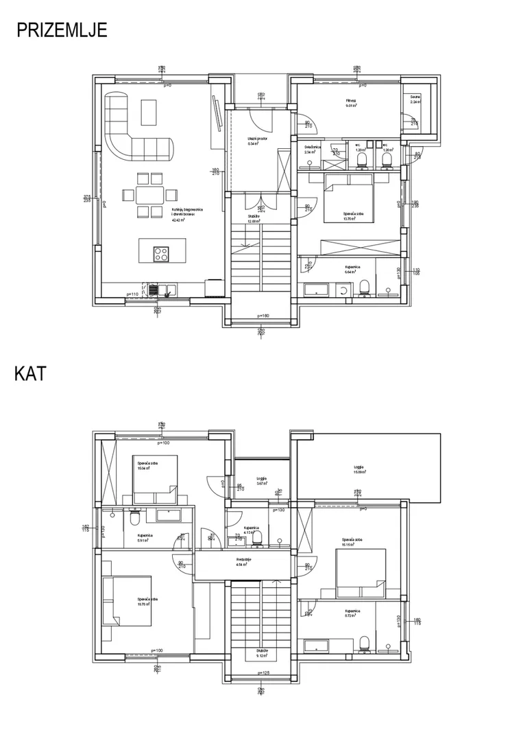 moderna vila udaljena 150 m od mora, novogradnja - privlaka - slika 20