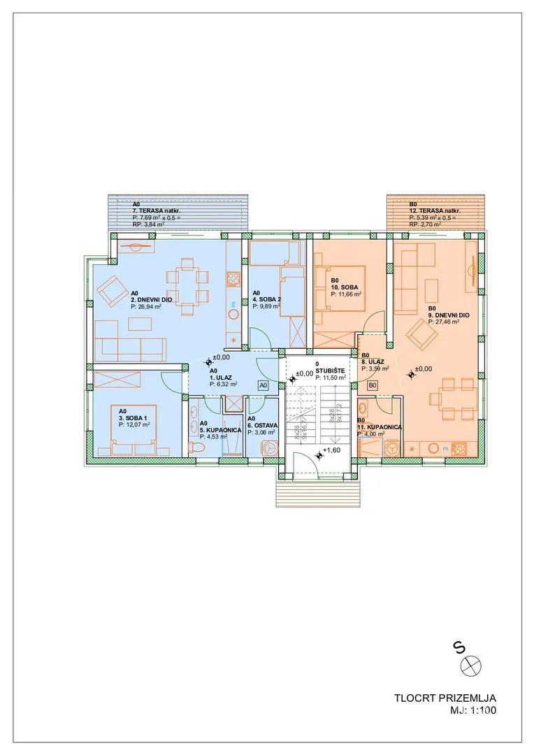 apartmani u stambenoj zgradi u novogradnji, prekrasan pogled, 45 m od mora - vinjerac - slika 33