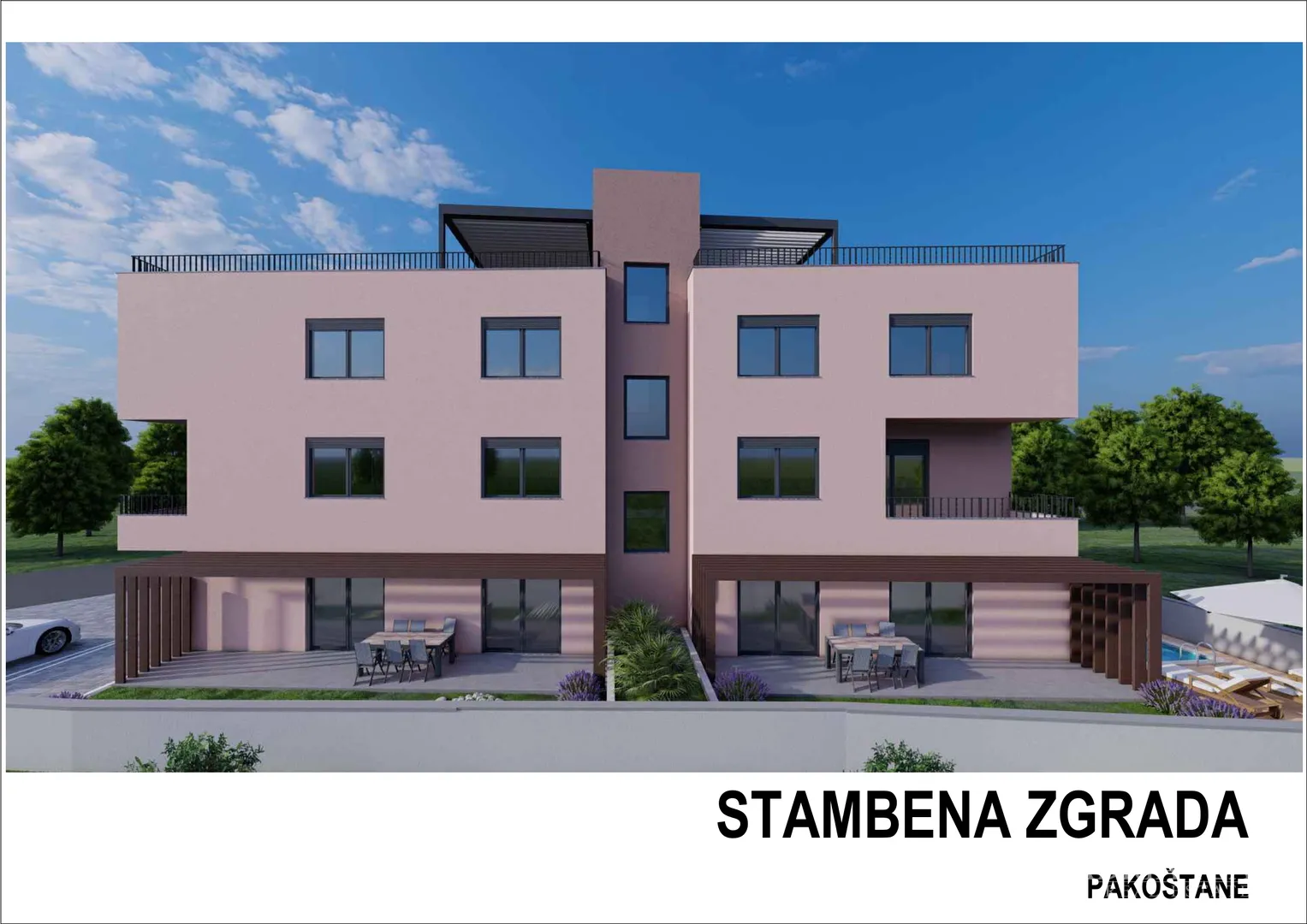 Apartmani U Stambenoj Zgradi, Novogradnja - Pakoštane