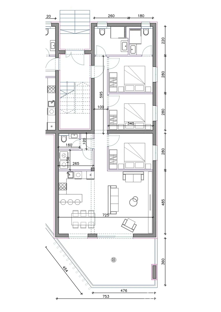 apartmani u novogradnji s pogledom na more i gratis parkingom - sukošan - slika 72