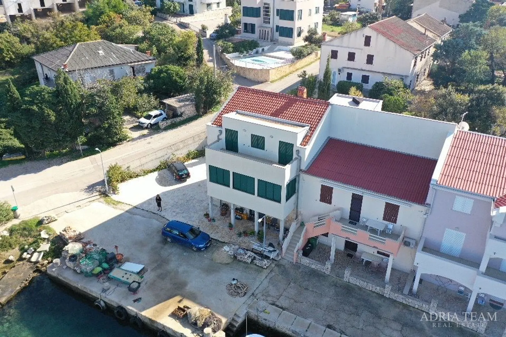 kuća u nizu, prvi red do mora - šimuni, pag - slika 3