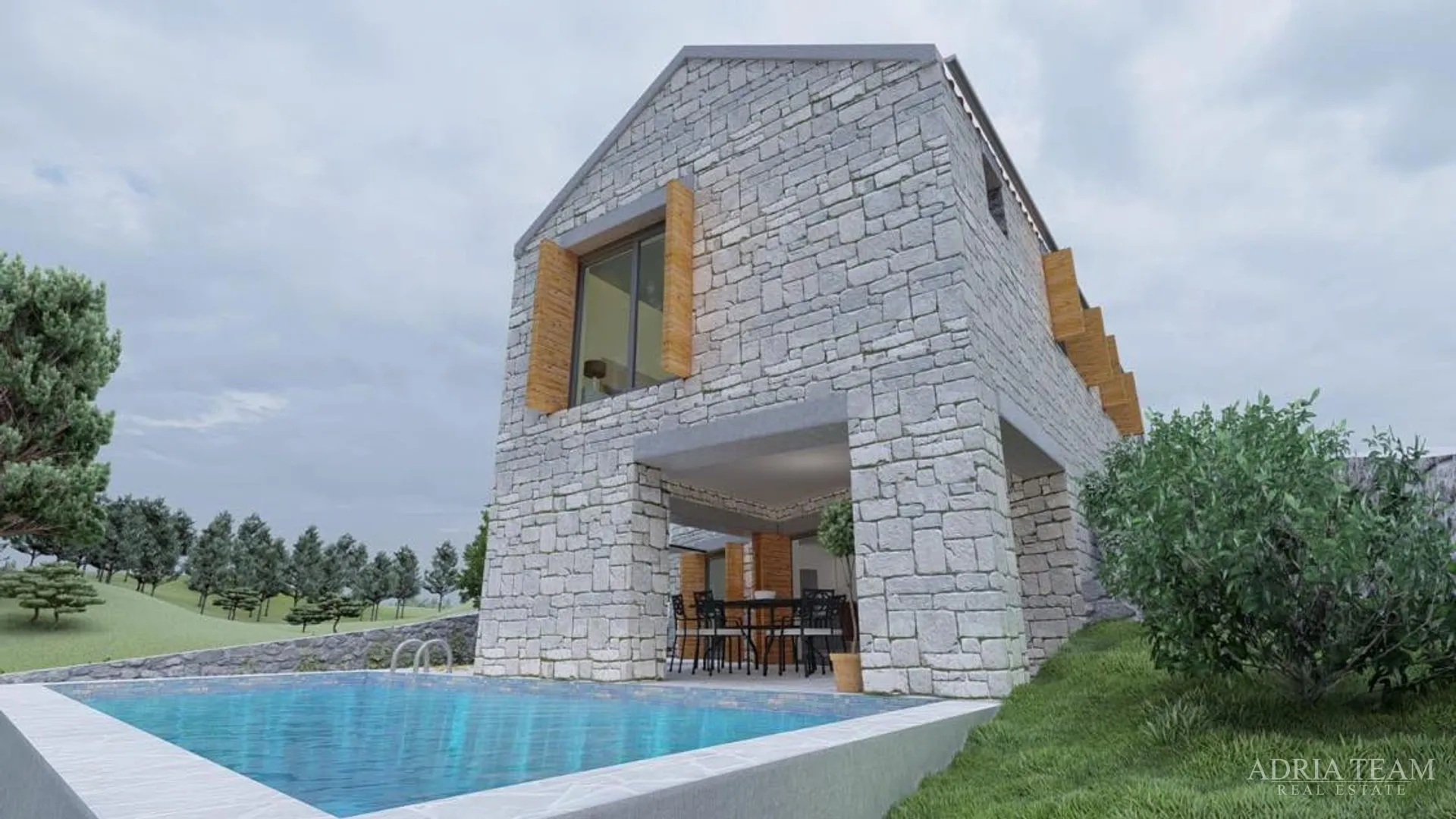 vila s bazenom, 200 m od mora, novigrad - zadar - slika 11