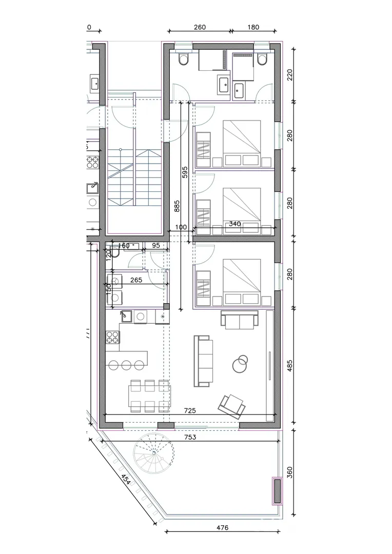 apartmani u novogradnji s pogledom na more i gratis parkingom - sukošan - slika 74