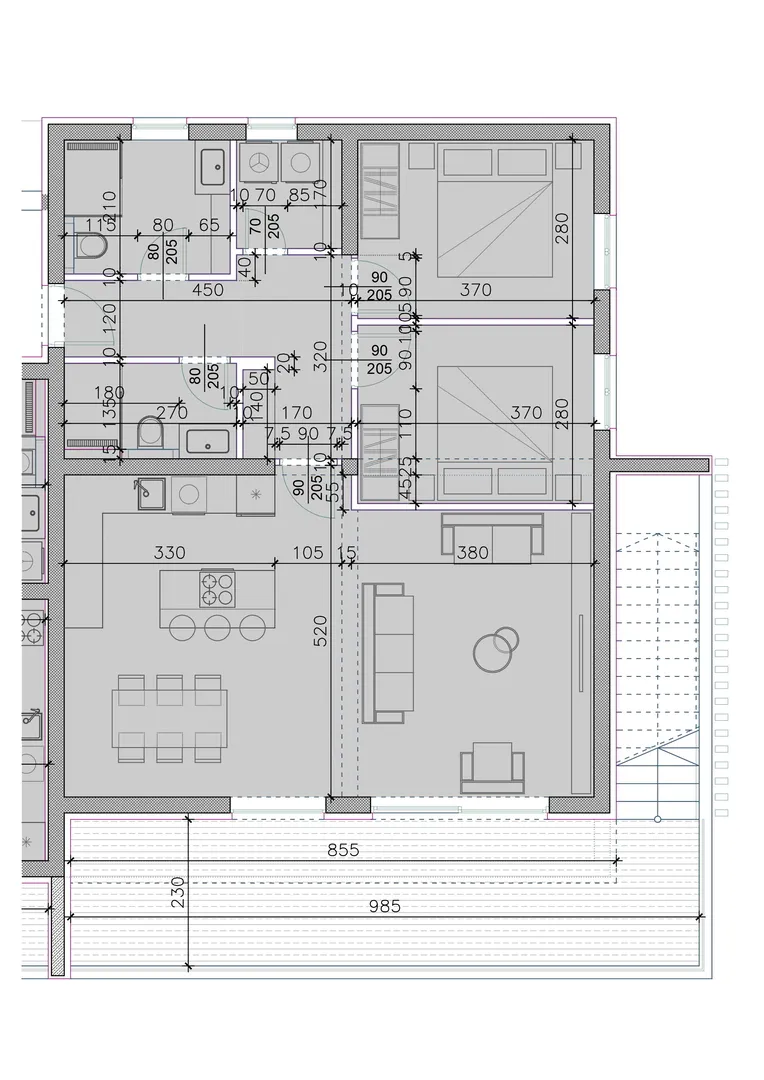 apartmani u novogradnji s pogledom na more i gratis parkingom - sukošan - slika 82