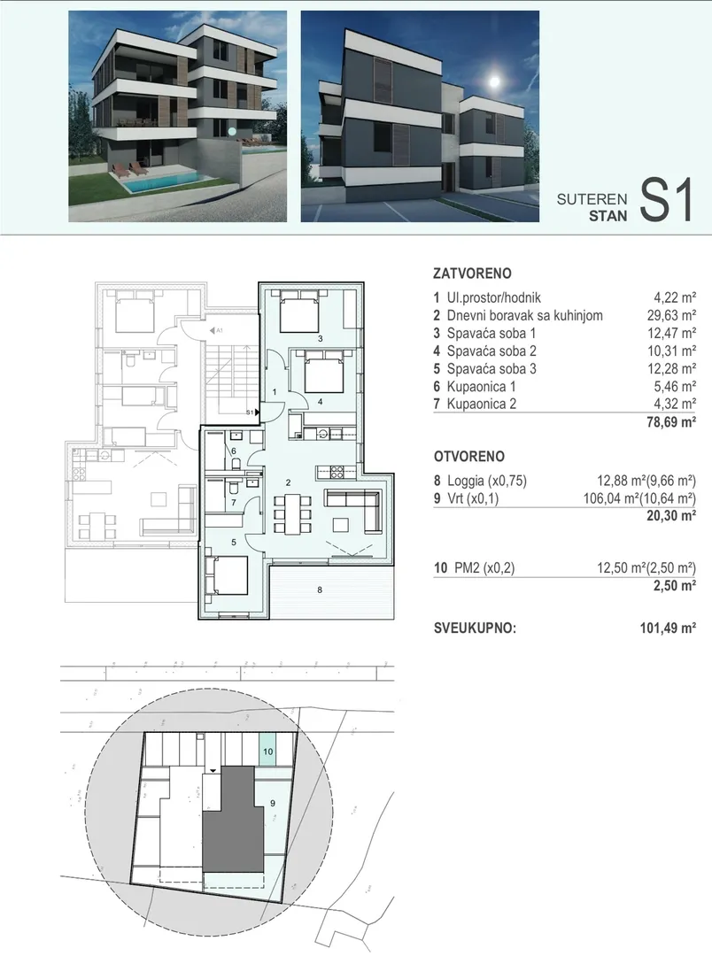 apartmani u novogradnji, 100 m od mora i plaže! šimuni - pag - slika 8
