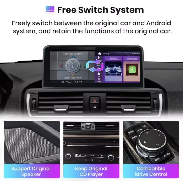 original multimedija bmw f30 f31 f32 f33 f34 f36 navigacija android - slika 7