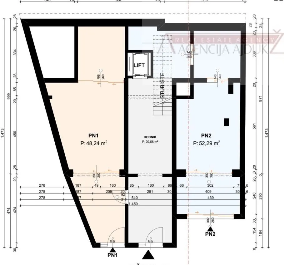 imotski poslovni prostor 48,24 m2 - novo u ponudi - centar grada - slika 3